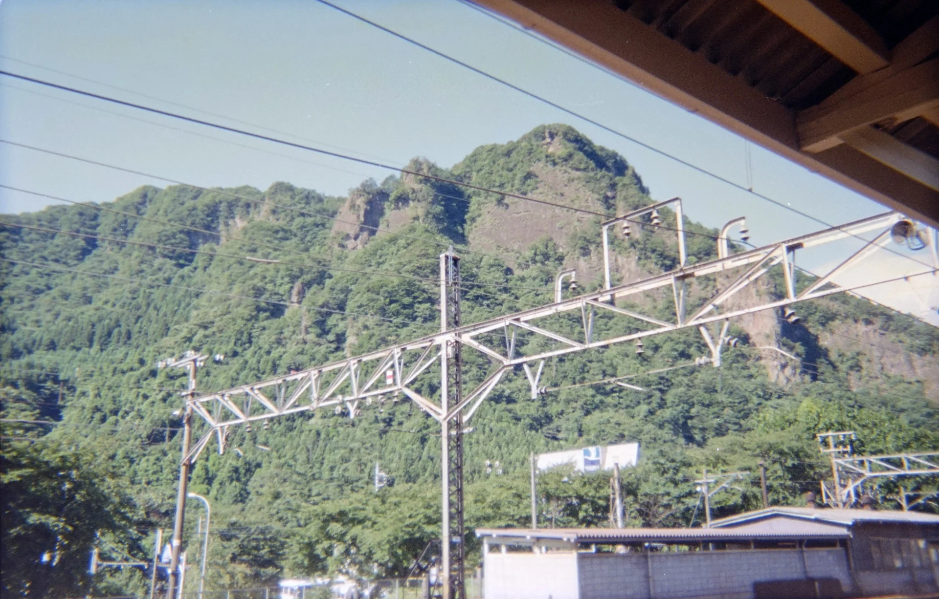 横川駅から妙義山