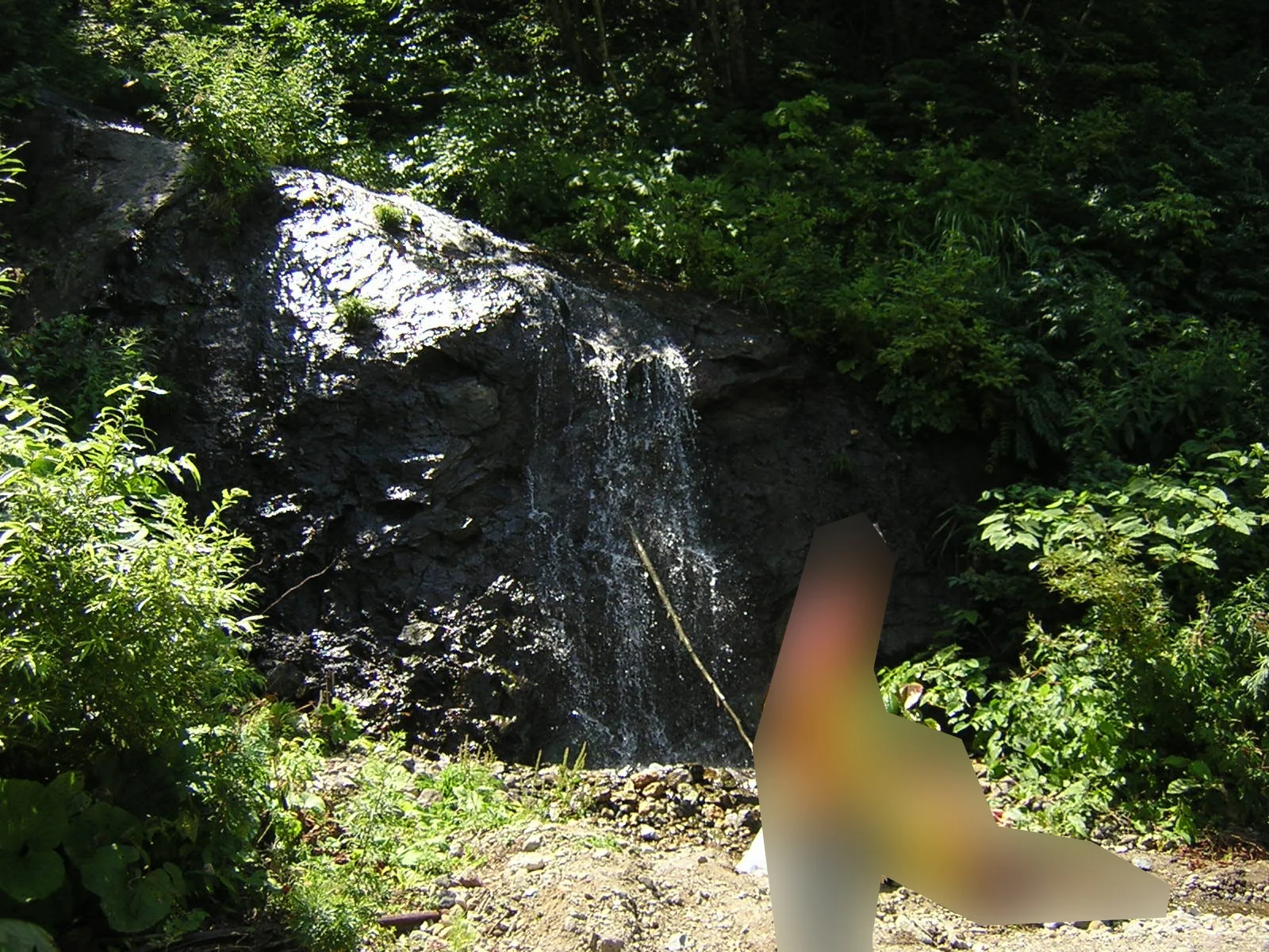 峰越林道田代相馬線の滝
