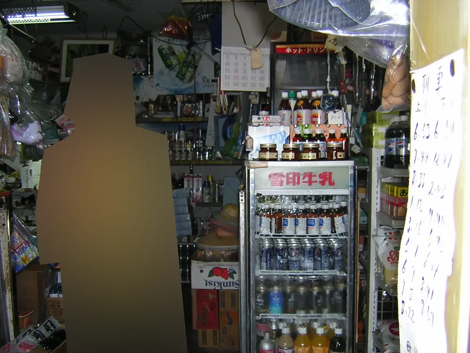 真室川あたり？の商店