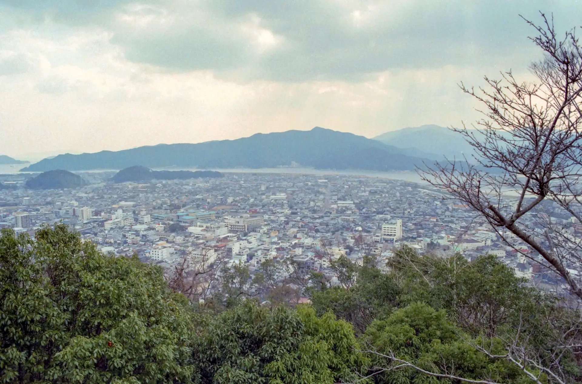 佐伯城からの眺め