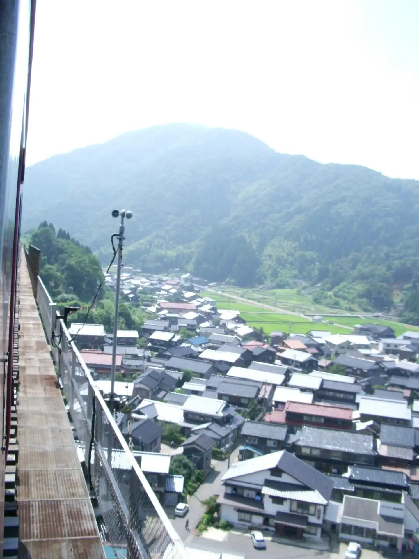 余部鉄橋の風景 山側