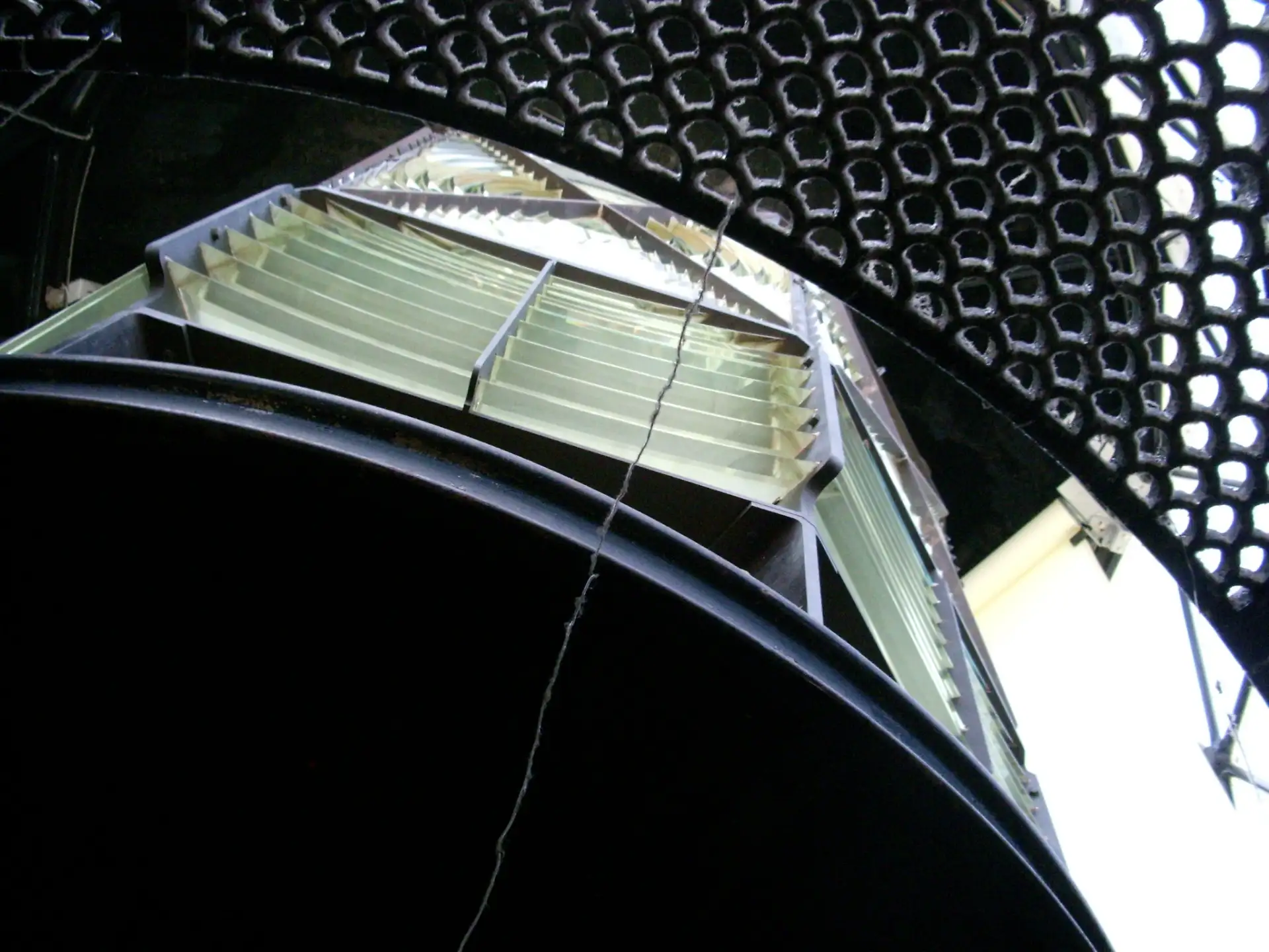 角島灯台のフレネルレンズ