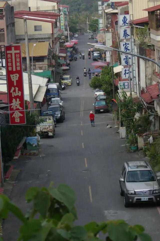 甲仙の街並み 2007年