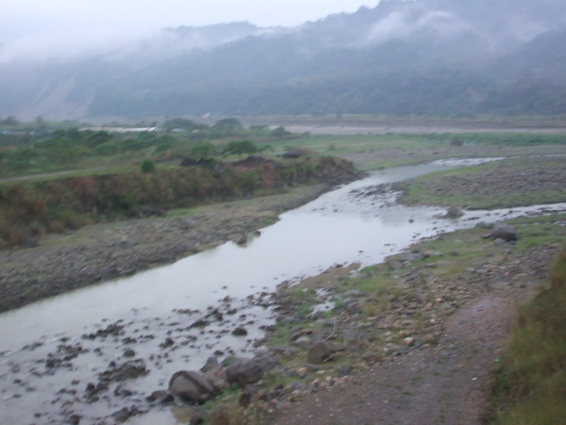 台湾島中部の山岳部