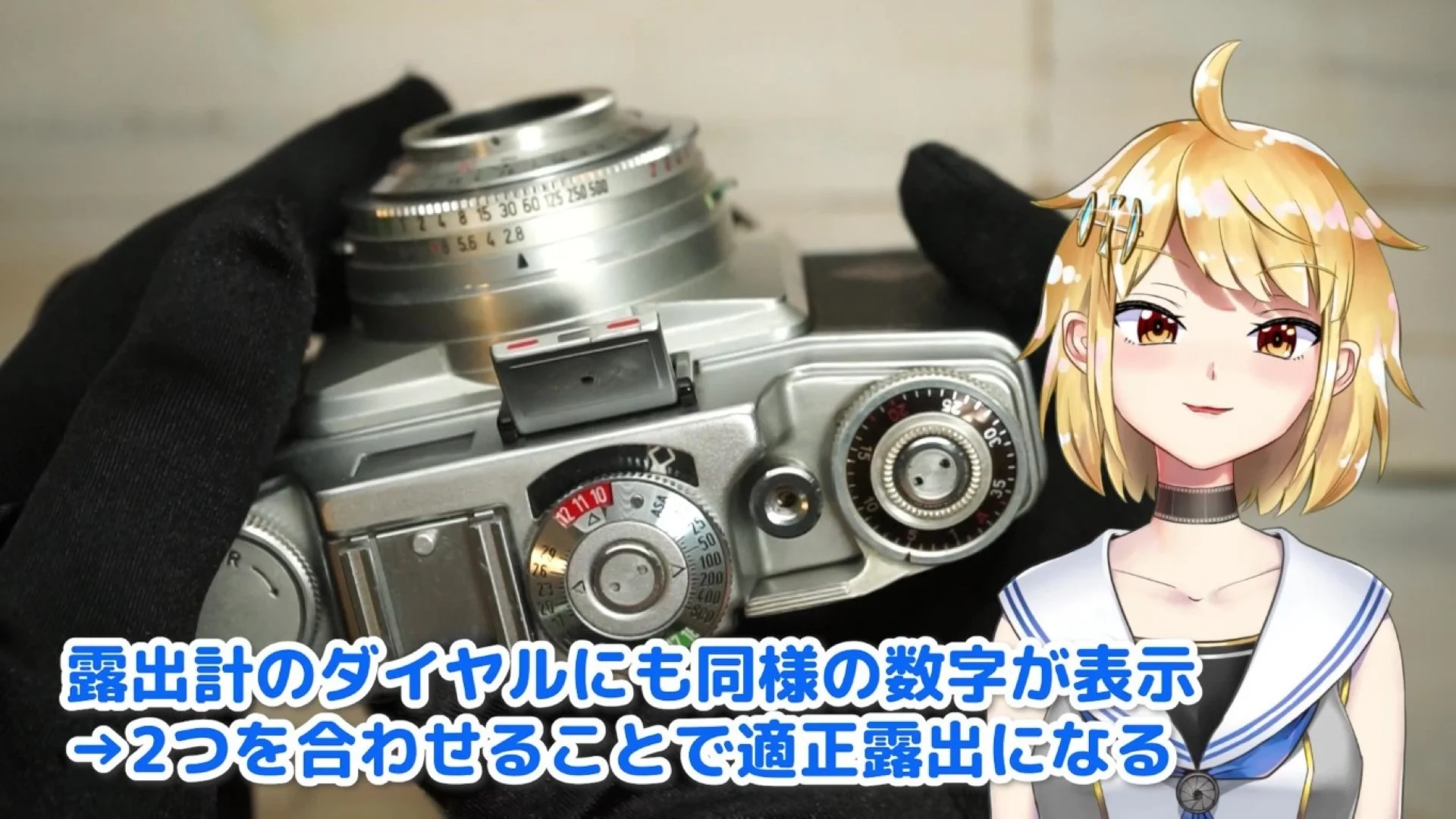 露出計部分の数字