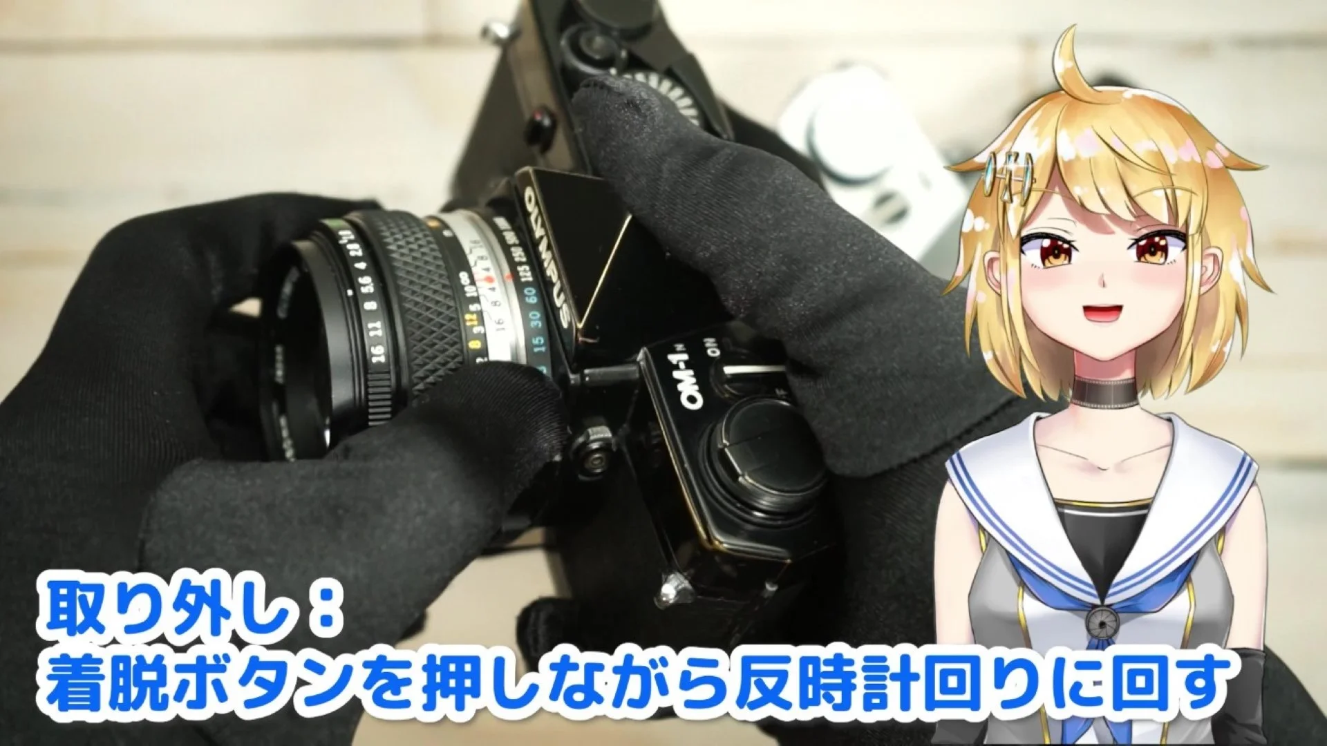 反時計回りに回す