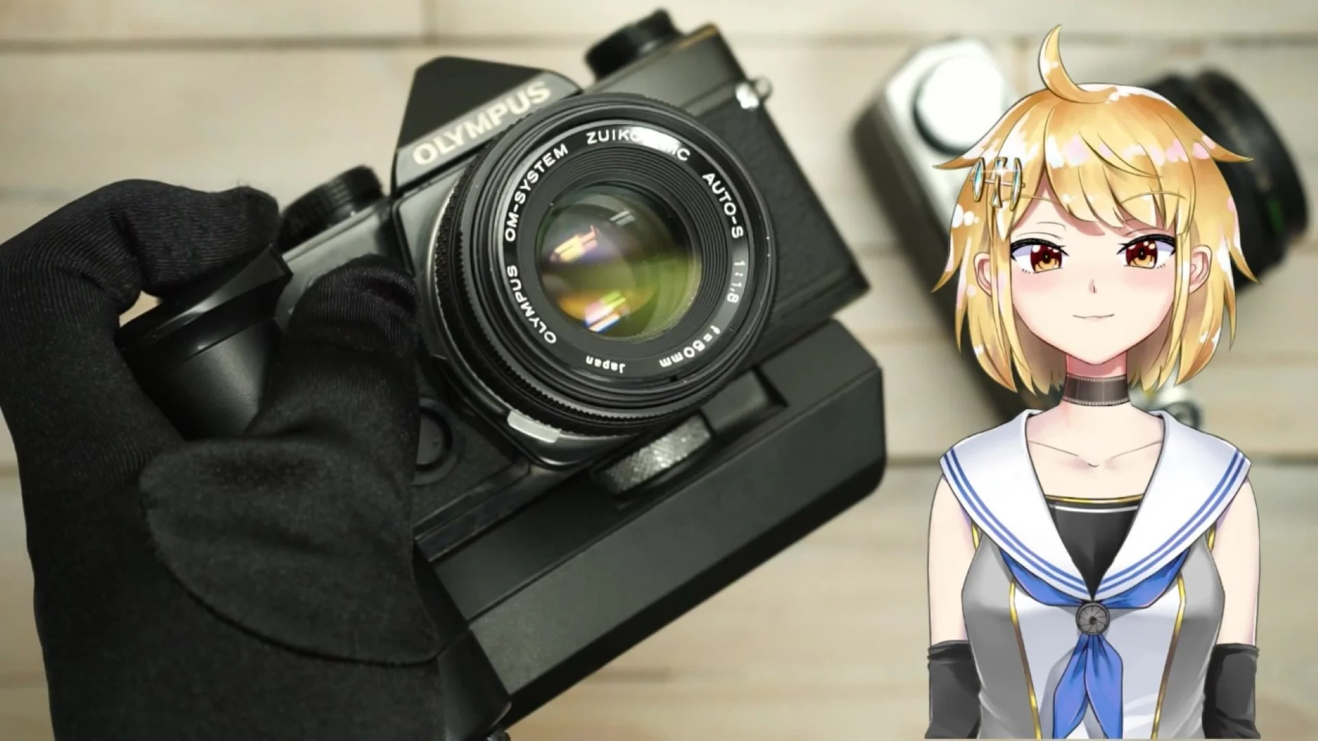 OM-1Nにワインダー2を取り付けたところ