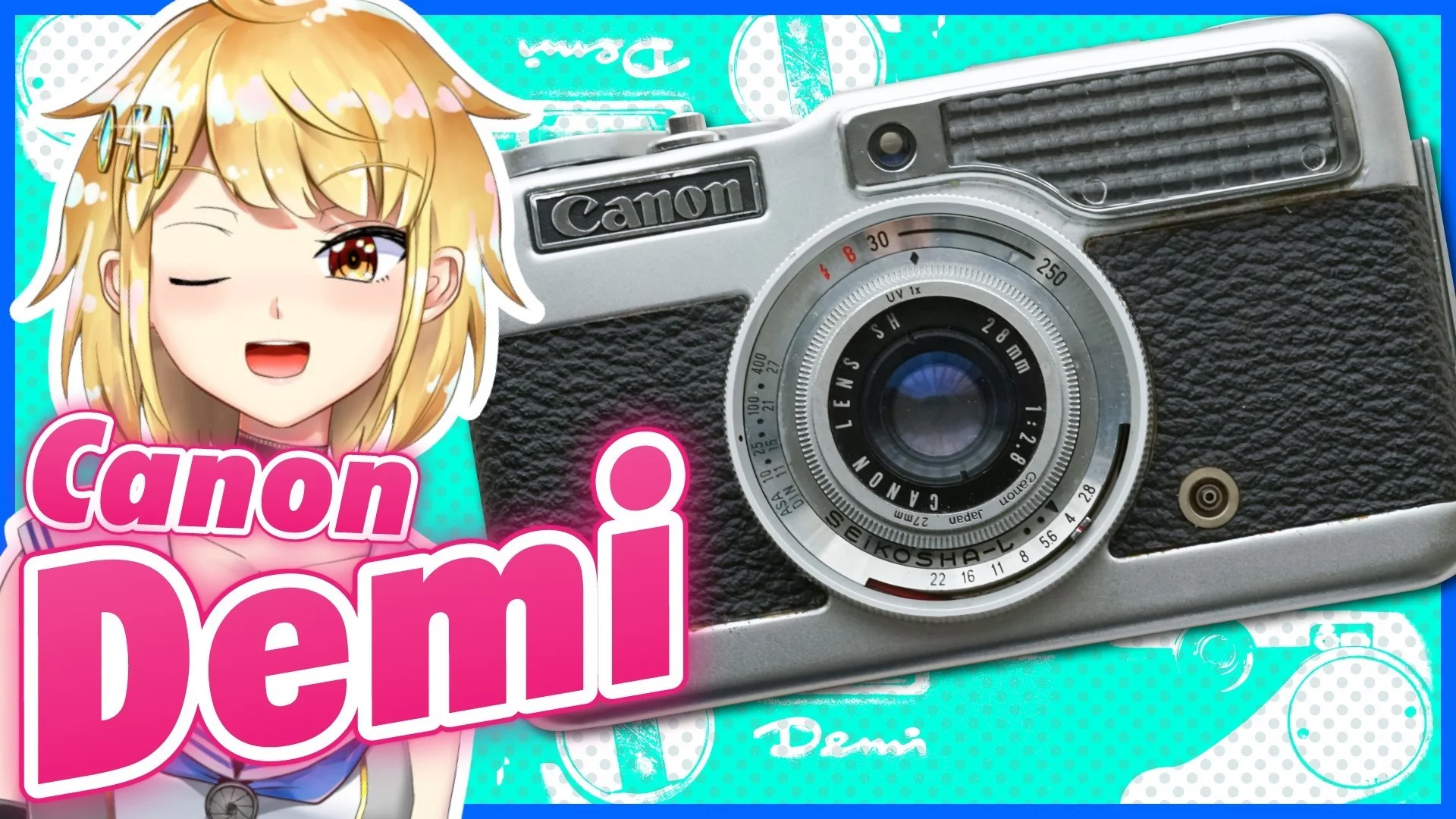 Canon Demi 初代 (1st model) 抜群の写りのハーフサイズカメラ