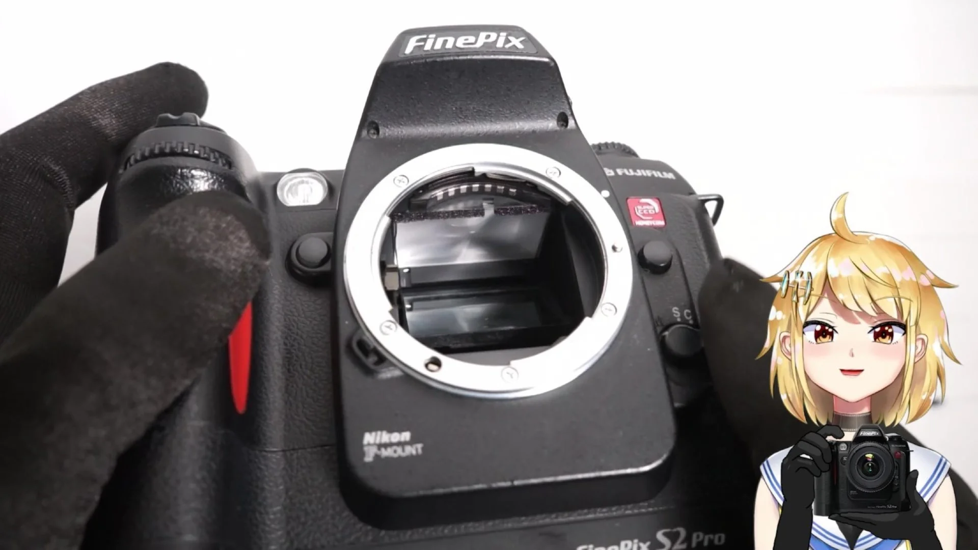 FinePix S2 Proのマウント内