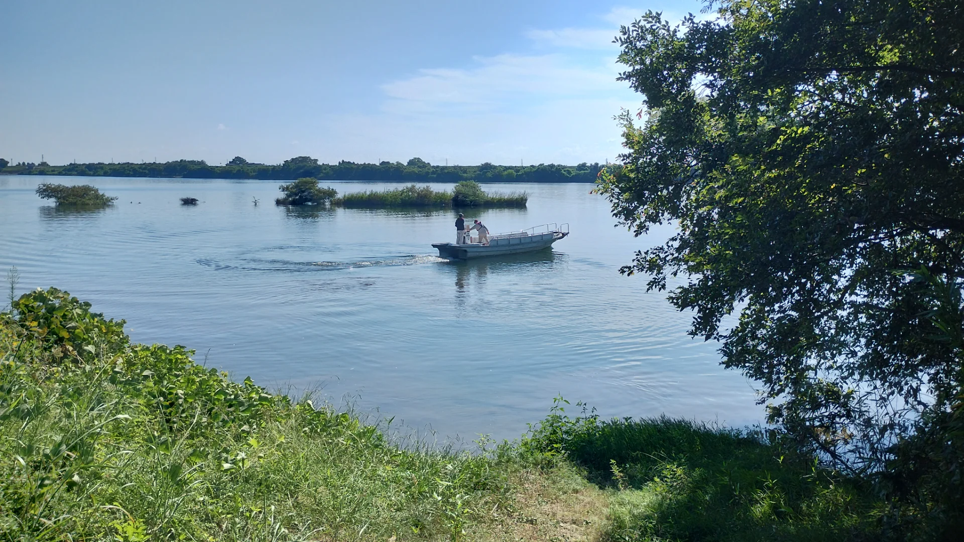 木曽川を渡った