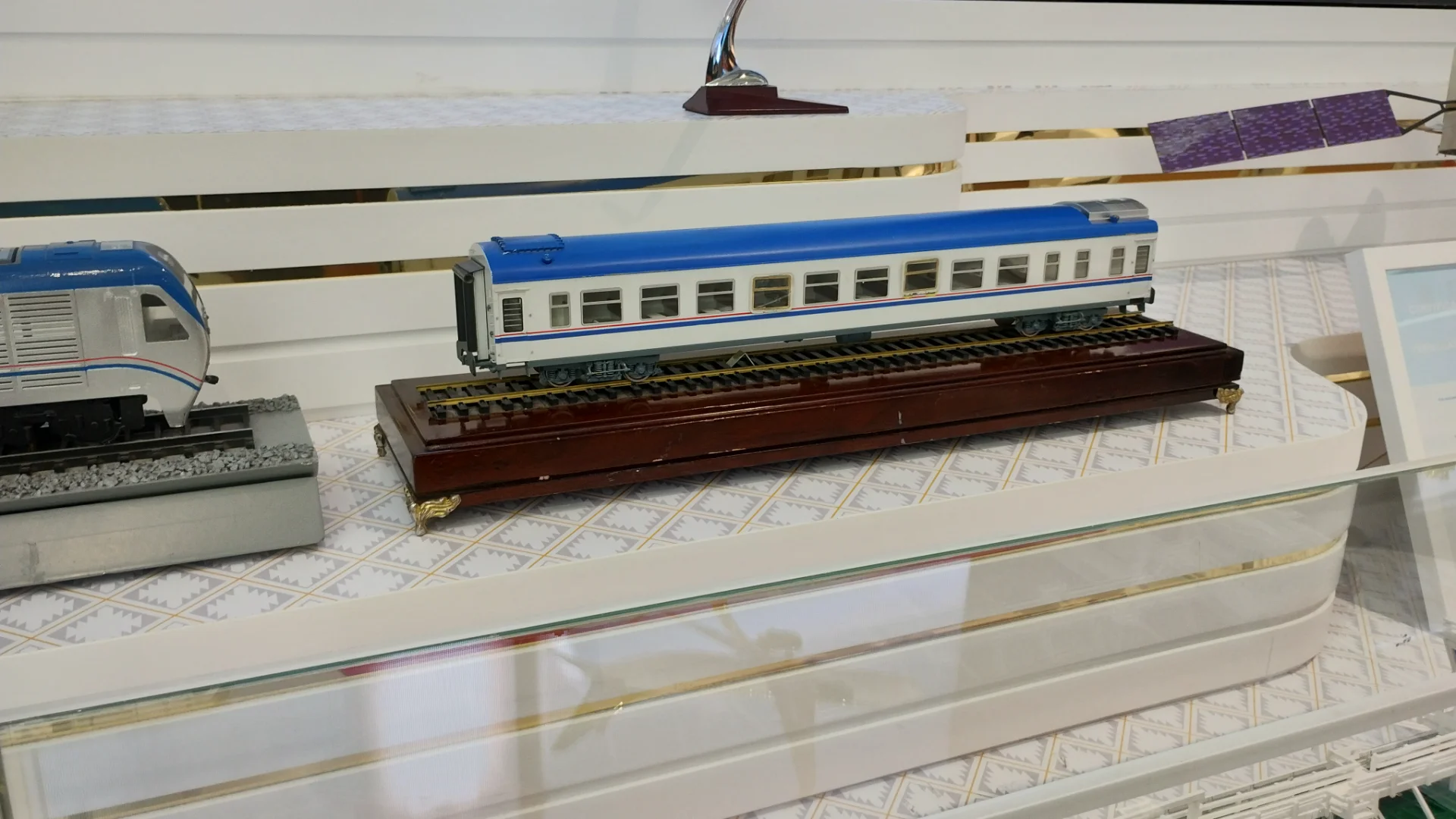 トルクメニスタンの列車の模型