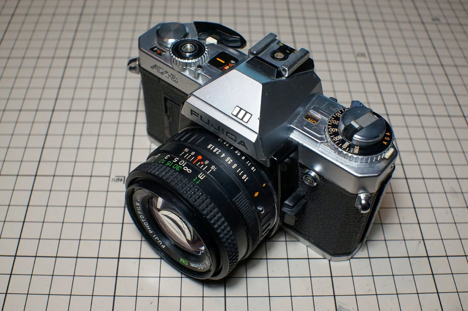 フジカAX-3のトップカバー分解