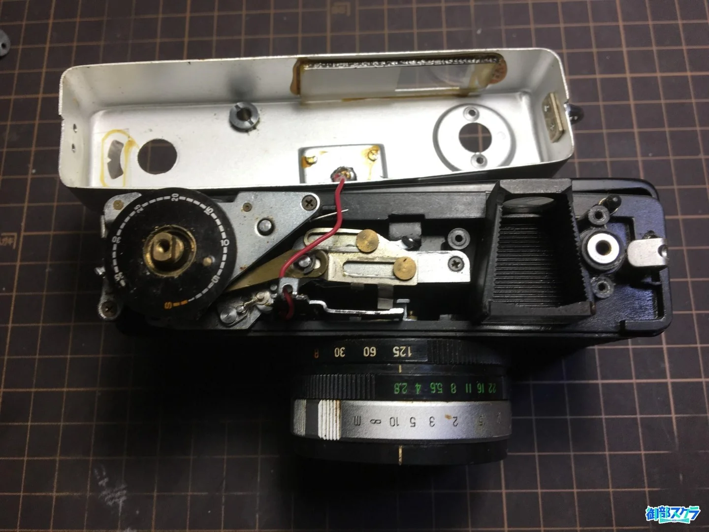 トップカバー内部