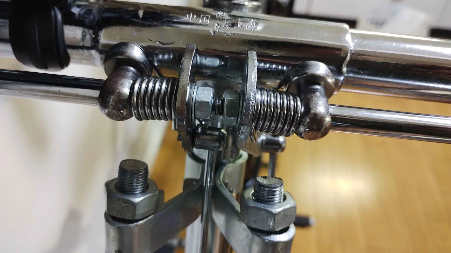 ブレーキレバーの組み付け