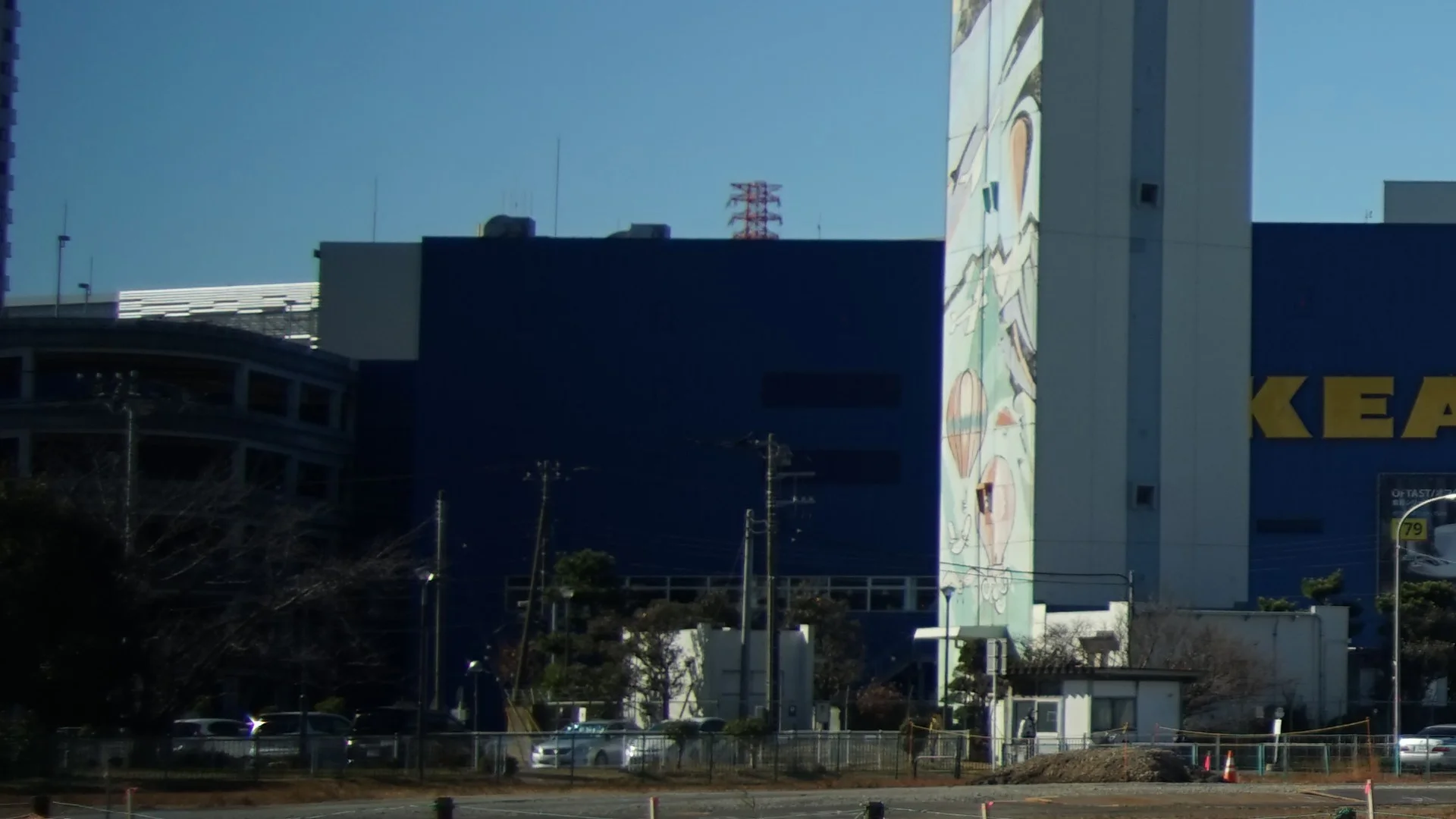 広角側遠景 開放F3.5